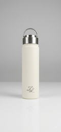 ZenLiya Atelier – Edelstahl-Trinkflasche (Weiß)