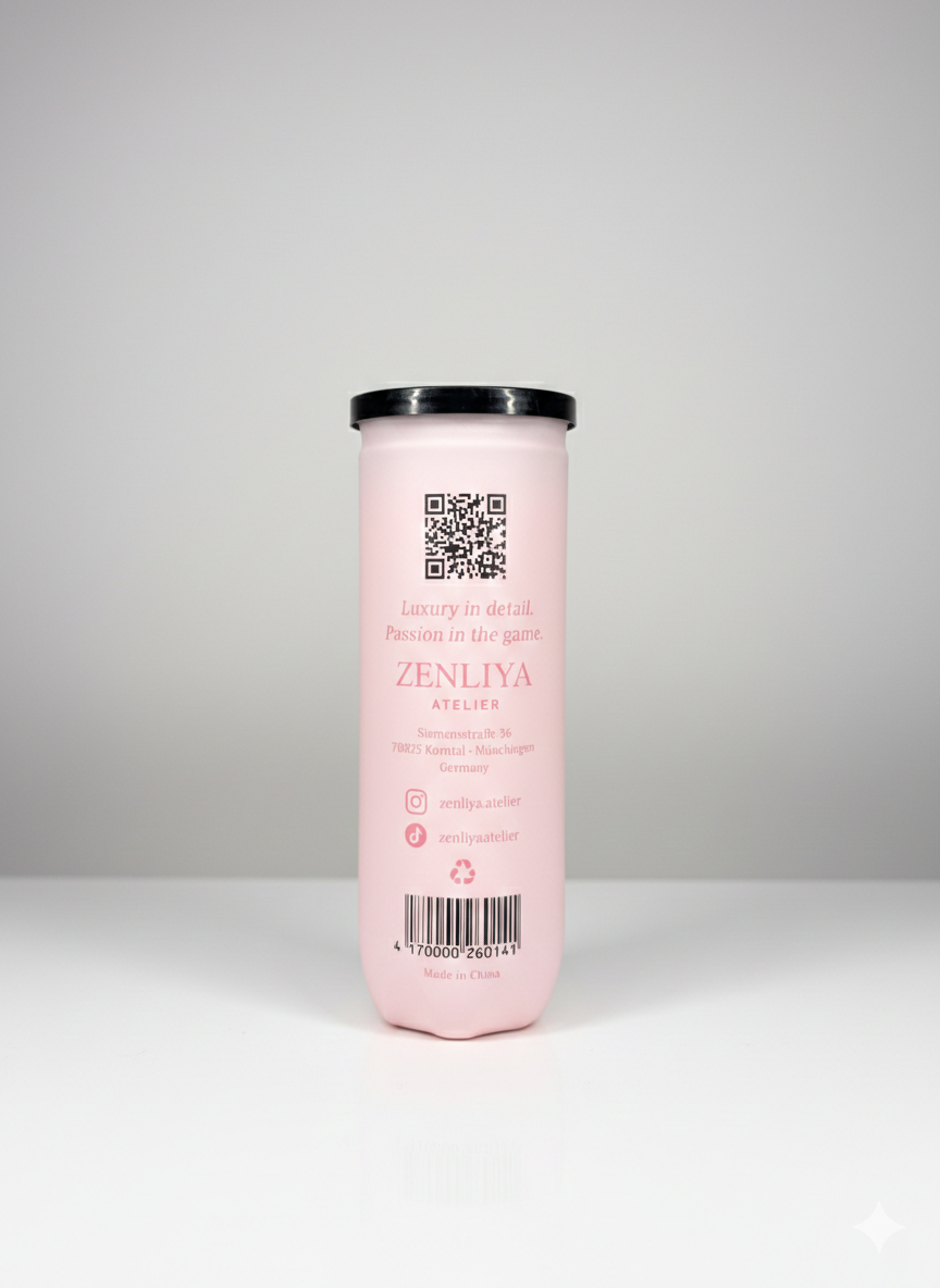 ZenLiya Atelier Padel Bälle - Light Pink (3er-Set)