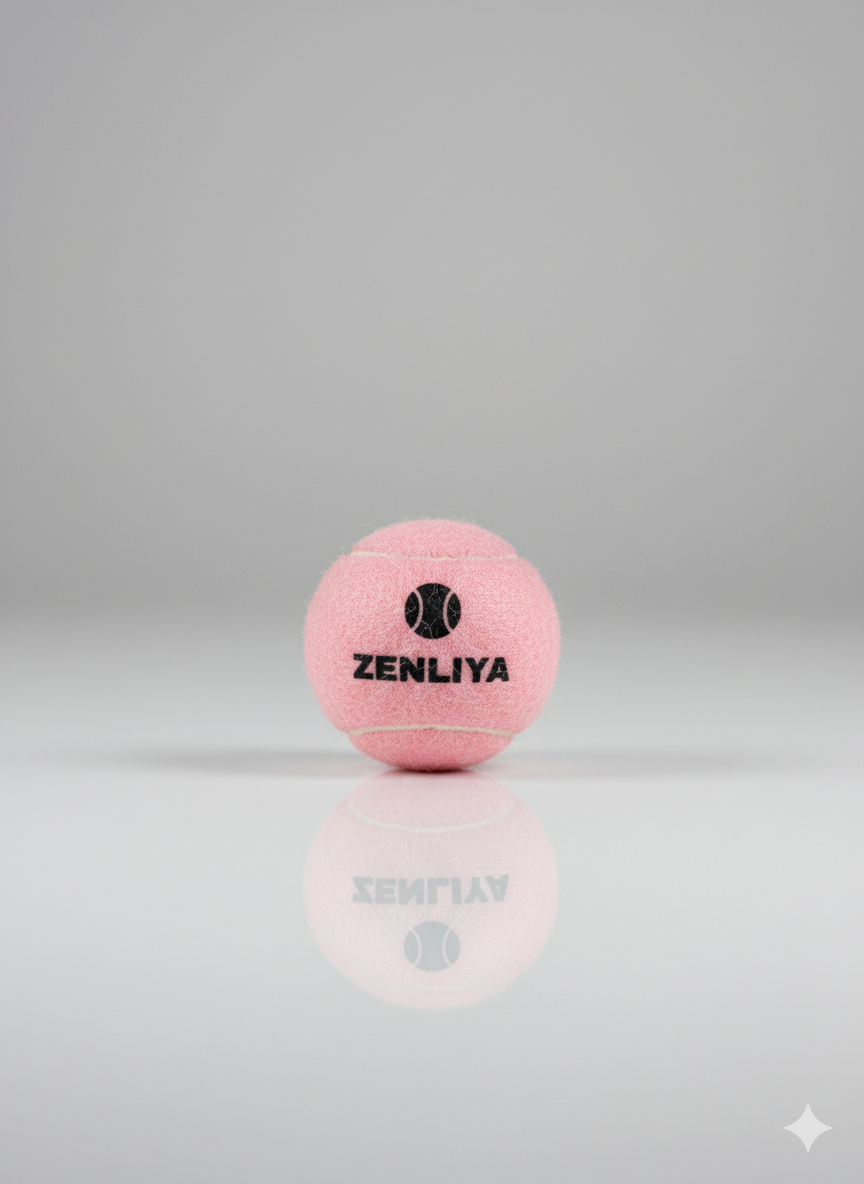 ZenLiya Atelier Padel Bälle - Light Pink (3er-Set)